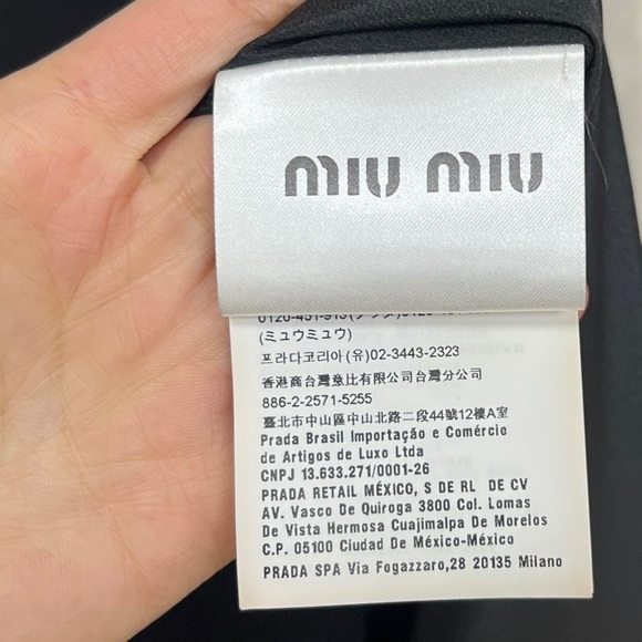 🚩steal Authentic Miu Miu Black and Cream Kids Formal Dress - Picture 4 of 6